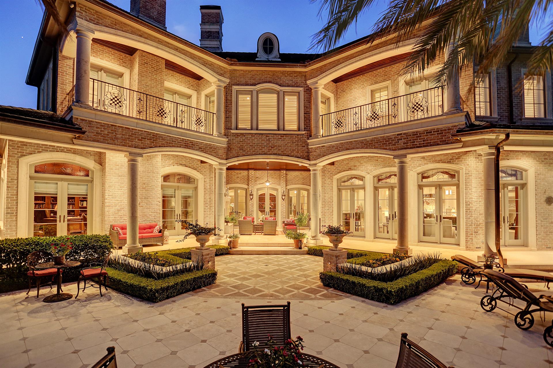 French ChateauStyle Estate Located in the Exclusive Gated Community of